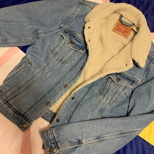 Levi’s Fur Lined Jean Jacket